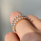 Dainty Round Lab Grown Diamond Wedding Band