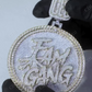 Hip Hop Customized Iced out Letter In Disk Pendant hip hop jewelry CustomDiamJewel   
