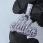 Hip Hop Customized Iced out Letter In Disk Pendant hip hop jewelry CustomDiamJewel   