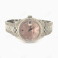 At Best Price Pink Dial Stainless Steel Rolex Watch customdiamjewel
