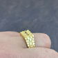 Baguette Diamonds Nugget Iced out men's Ring  customdiamjewel   