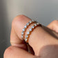 Dainty Round Lab Grown Diamond Wedding Band