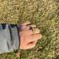 Baguette Diamonds Nugget Iced out men's Ring  customdiamjewel   