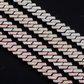 12MM Two Tone Gold Diamond Cuban Chain hip hop jewelry CustomDiamJewel