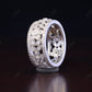 Vintage Wide Natural Diamond Full Eternity Wedding Band  customdiamjewel   