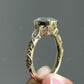 Vintage Oval Cut Lab Grown Diamond Bridal Ring