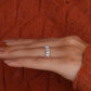 0.90CT Marquise, Pear And Round Natural Diamond Chevron Wedding Band  customdiamjewel   