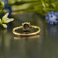 Round Handmade Diamond Moissanite Ring customdiamjewel