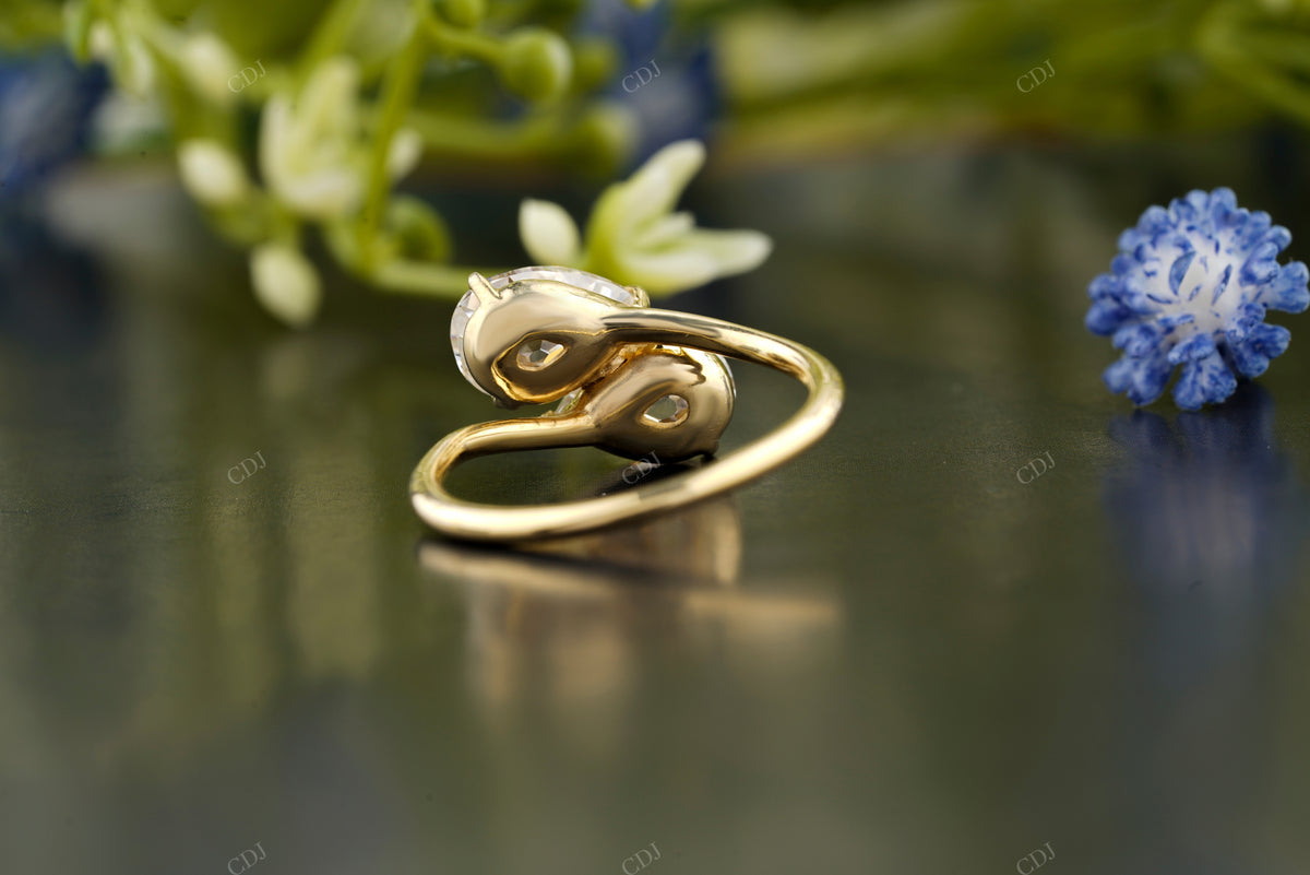 Toi et Moi Pear Lab-Grown Diamond Ring customdiamjewel