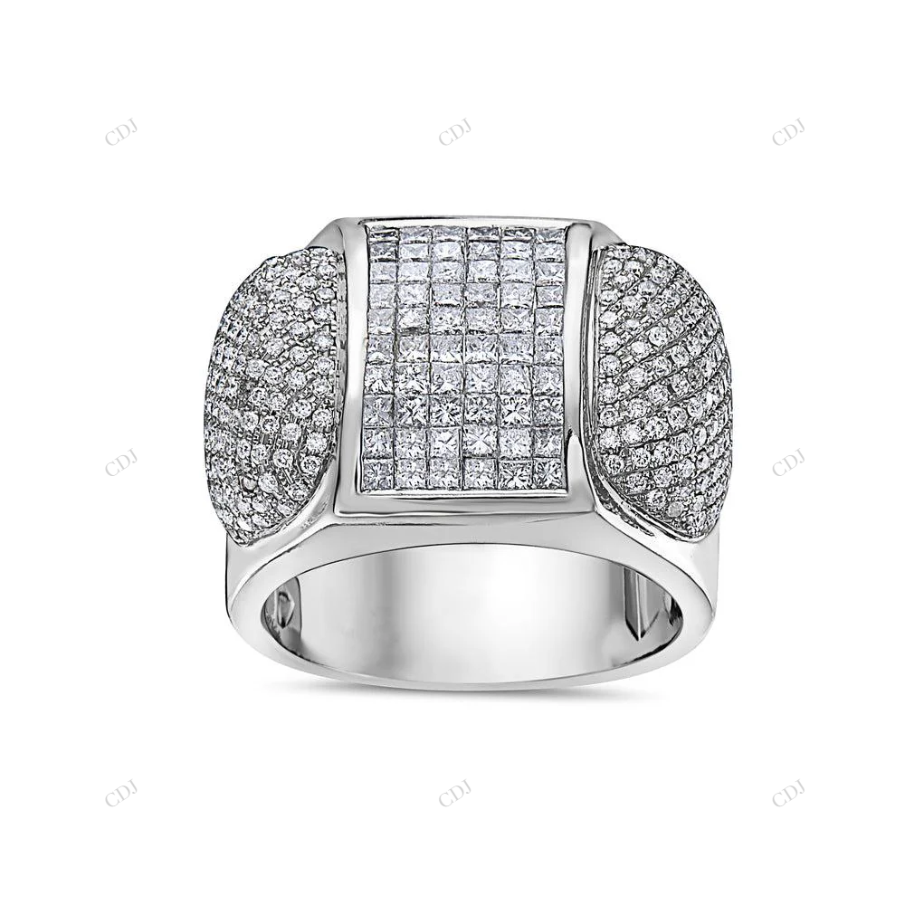 VVS Moissanite Hip Hop Pave Set Statement Ring hip hop jewelry customdiamjewel