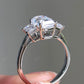 Emerald Cut Lab Grown Diamond Three Stone Ring