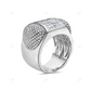 VVS Moissanite Hip Hop Pave Set Statement Ring hip hop jewelry customdiamjewel