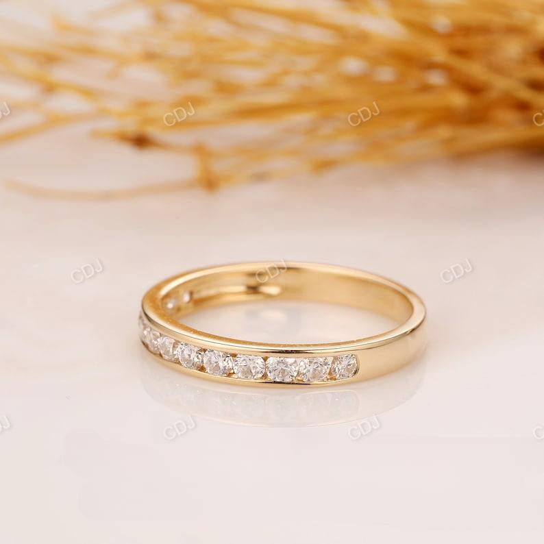 0.30CTW Antique Round Cut Lab Grown Diamond Matching Band  customdiamjewel   