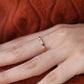 0.075CT Round Cut Unique Triangle Shaped Wedding Band  customdiamjewel   