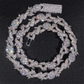 13mm Diamond Thorned Infinity Link Chain customdiamjewel
