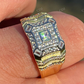 Diamond Iced out Mens hip hop Ring  customdiamjewel   