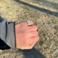 Diamond Iced out Mens hip hop Ring  customdiamjewel   