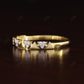 0.075CT Round Cut Unique Triangle Shaped Wedding Band  customdiamjewel   