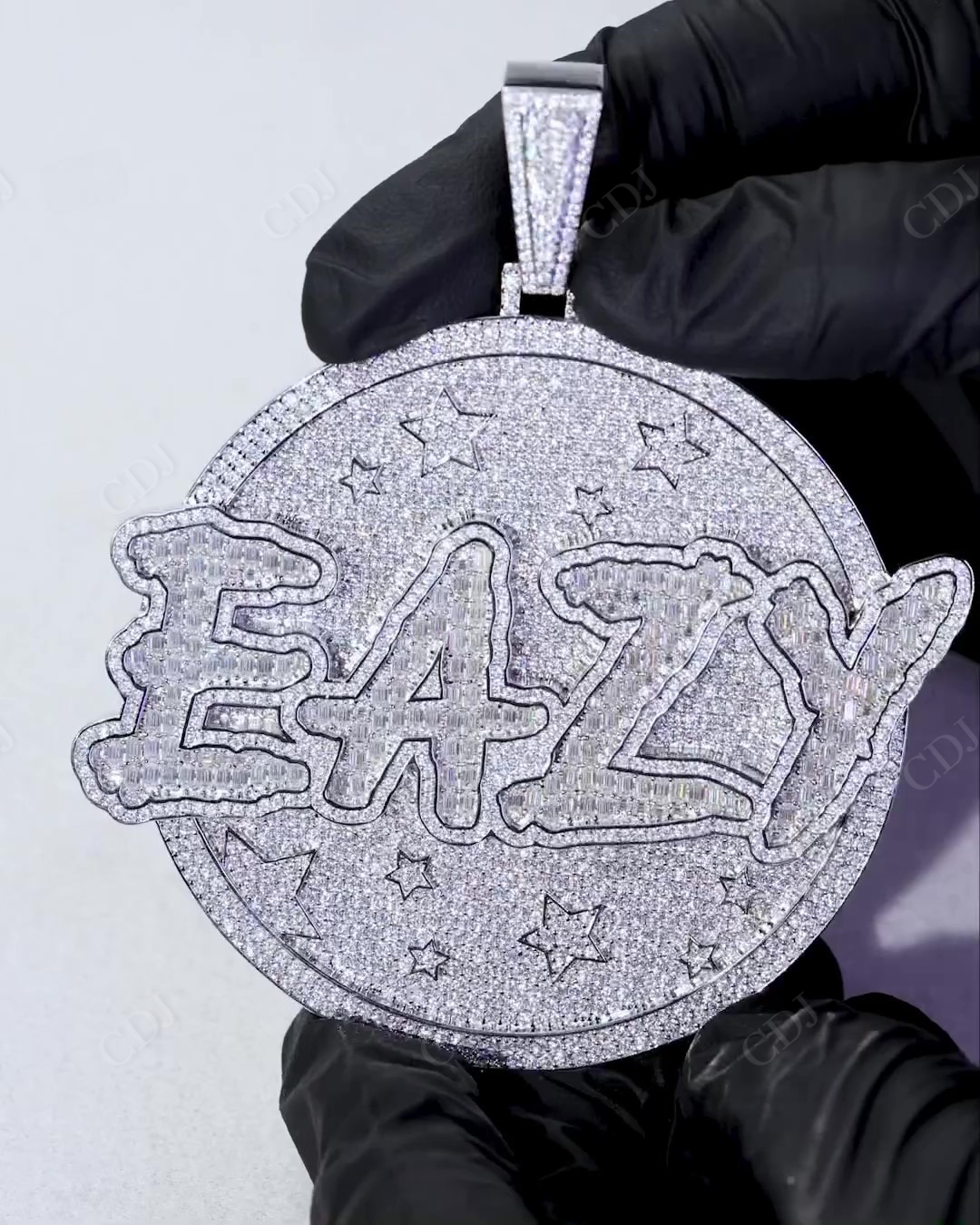Hip Hop Two Tone 3D Face Customized Pendant hip hop jewelry CustomDiamJewel   