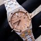 Rose White Audemars Piguet Moissanite Watch Wholesaler customdiamjewel