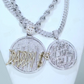 Hip Hop Two Tone 3D Face Customized Pendant hip hop jewelry CustomDiamJewel   
