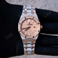 Rose White Audemars Piguet Moissanite Watch Wholesaler customdiamjewel