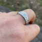 Hip Hop Mens Plain Nugget Band  customdiamjewel   