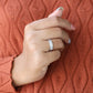 0.29CT Round and Baguette Natural Diamond Half Eternity Wedding Band  customdiamjewel   