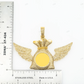 Silver Moissanite Money Bag Angel Wings Pendant hip hop jewelry customdiamjewel