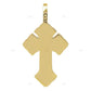 Rose/White/Yellow Gothic Cross Pendant hip hop jewelry CustomDiamJewel