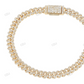 Honeycomb Style Silver Moissanite Cuban Bracelet hip hop jewelry customdiamjewel