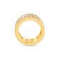 5 Row Baguette & Round Lab Grown Diamond Eternity Band hip hop jewelry CustomDiamJewel