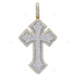 Rose/White/Yellow Gothic Cross Pendant hip hop jewelry CustomDiamJewel