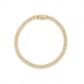10k Yellow Gold Moissanite Cuban Link Bracelet CustomDiamJewel