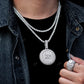 Full Ice Out Round Cut Diamond Hip Hop Style Fancy Latter Pendant For Man hip hop jewelry CustomDiamJewel