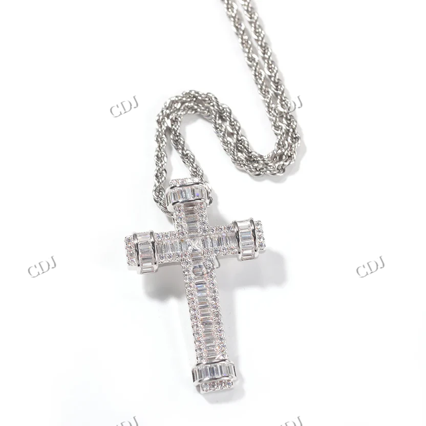 Custom Solid Gold Cross Design Diamond Hip Hop Pendant hip hop jewelry CustomDiamJewel