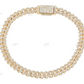 Honeycomb Style Silver Moissanite Cuban Bracelet hip hop jewelry customdiamjewel