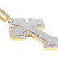 Rose/White/Yellow Gothic Cross Pendant hip hop jewelry CustomDiamJewel