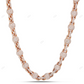 Fully Iced Out Moissanite Ball Link Chain For Mens CustomDiamJewel