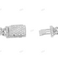 Honeycomb Style Silver Moissanite Cuban Bracelet hip hop jewelry customdiamjewel