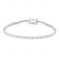 2MM White Gold Tennis Bracelet hip hop jewelry customdiamjewel   