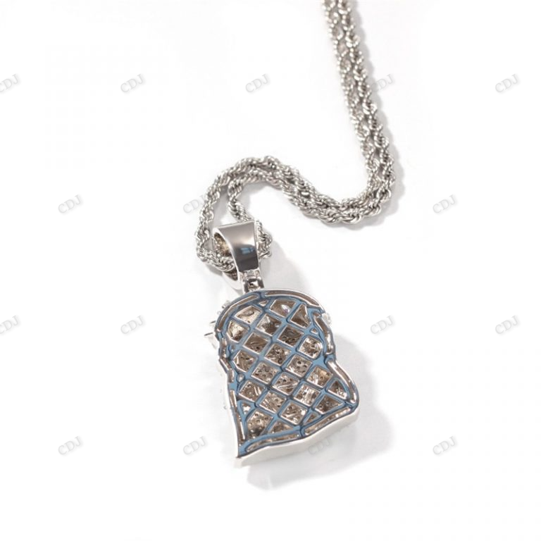 Custom Gold Plated Moissanite Jesus Pendant hip hop jewelry CustomDiamJewel