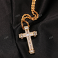 Custom Solid Gold Cross Design Diamond Hip Hop Pendant hip hop jewelry CustomDiamJewel