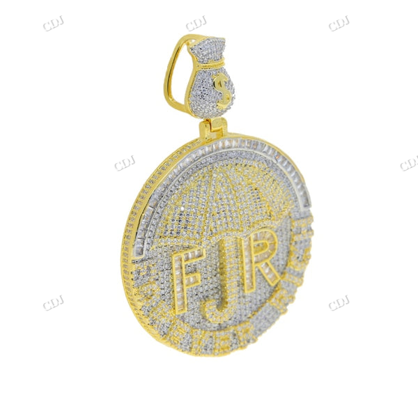 High Quality Hip Hop Iced Out 3D Design Pendant hip hop jewelry CustomDiamJewel