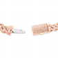 10k Yellow Gold Moissanite Cuban Link Bracelet CustomDiamJewel