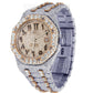 AP Two Tone Rose Gold Moissanite Diamond Arabic Dial Watch customdiamjewel