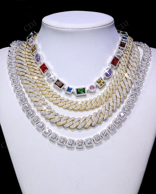 Hip Hop iced Out Cuban Link Chain hip hop jewelry CustomDiamJewel   
