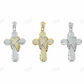 Solid Gold Diamond Men's Large Cross Pendant  customdiamjewel   