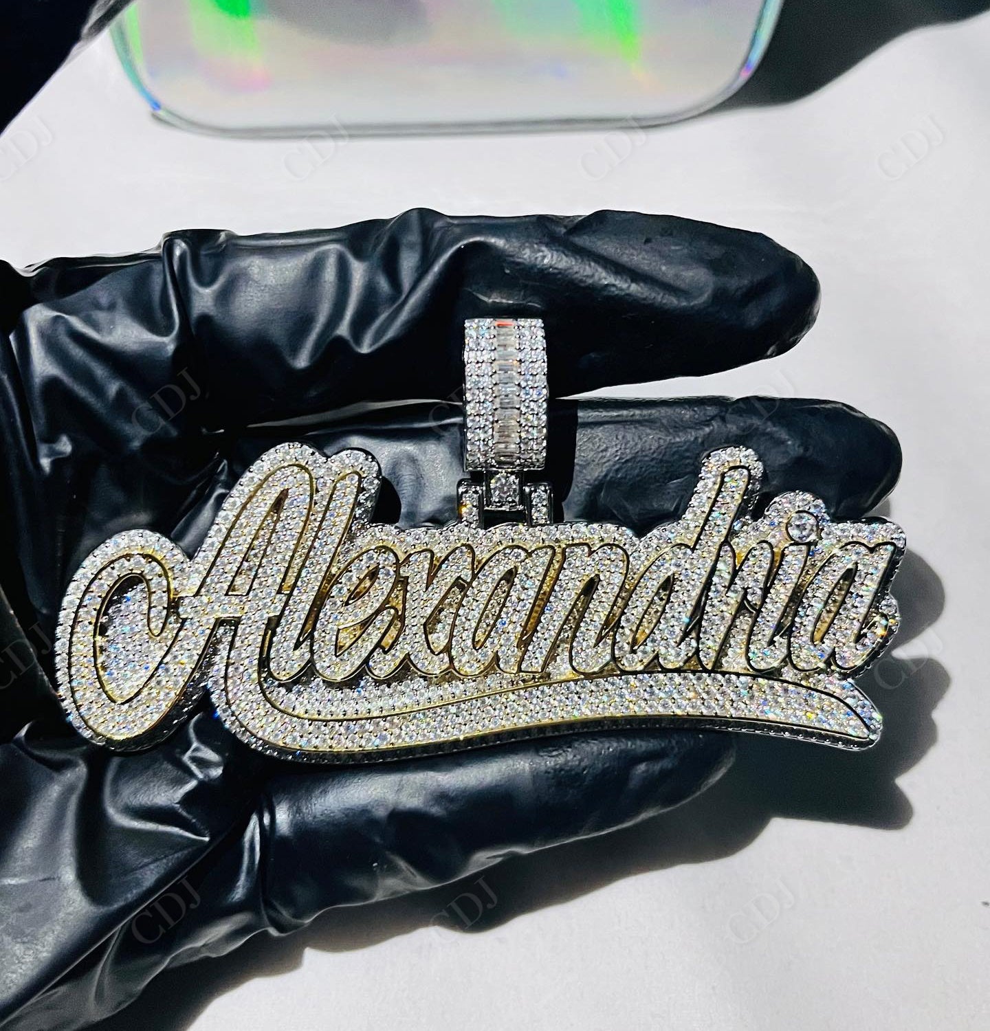Hip Hop JUAN Custom Letter Pendant hip hop jewelry CustomDiamJewel   