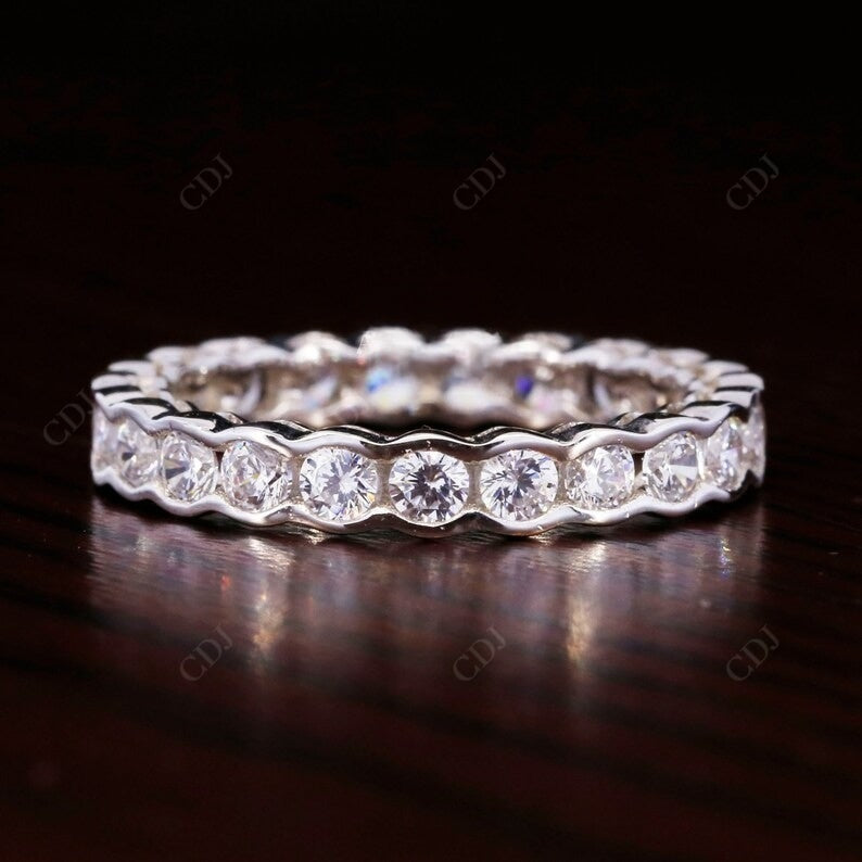 1.70CT Round Cut Real Diamond Full Eternity Wedding Band  customdiamjewel   